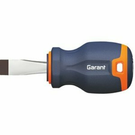 GARANT Screwdriver for slot-head- short- with 2-component Haptoprene handle- Blade width b: 10mm 664122 10